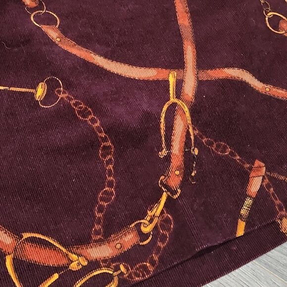 Talbots Plum Corduroy Status Aline Skirt - Picture 3 of 5